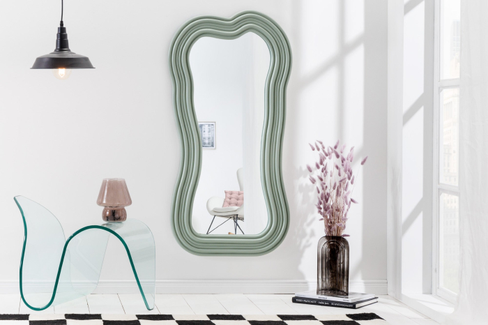 Oglindă de perete ALICE II 100 cm verde salvie [3]