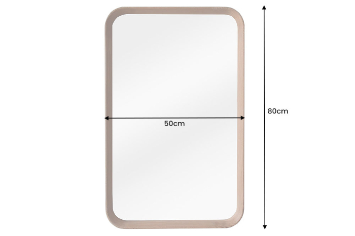 Oglindă de perete AMSTERDAM 80 cm stejar natural [9]
