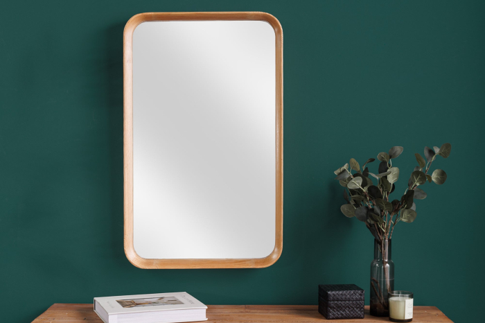 Oglindă de perete AMSTERDAM 80 cm stejar natural [5]