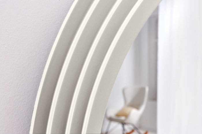 Oglindă de perete ART DECO 160 cm albă [5]