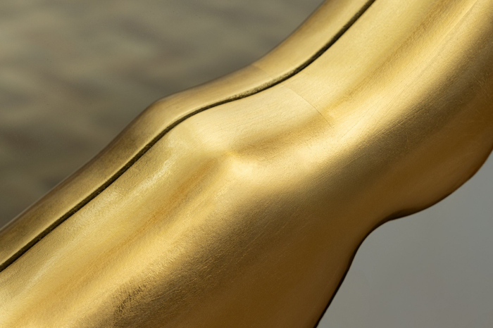 Oglindă de perete AURA 90 cm auriu [7]