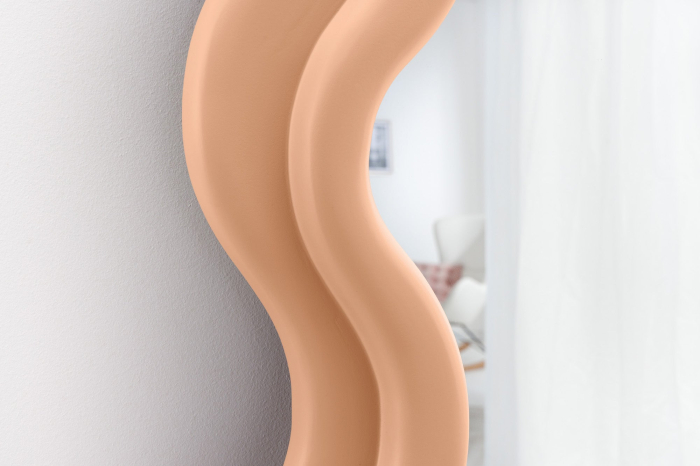 Oglindă de perete CURVY 160 cm, culoare cais [7]