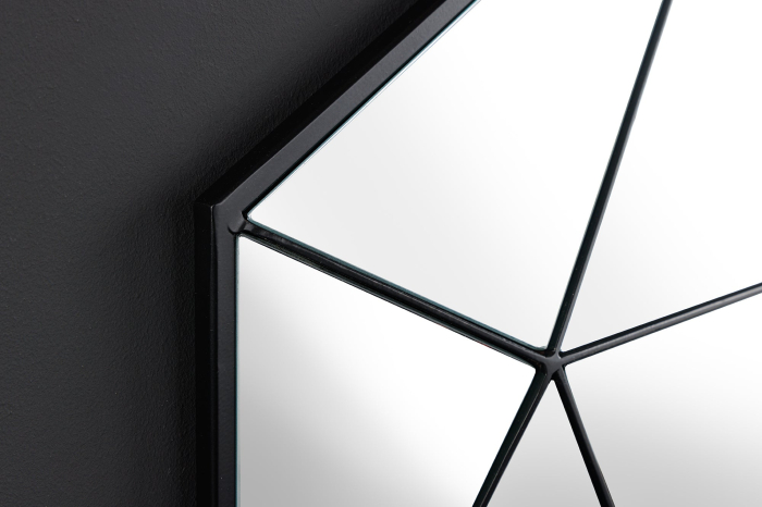 Oglindă de perete DIAMOND 60 cm negru [7]