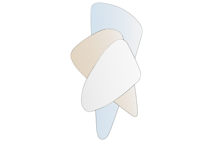 Oglindă de perete GEOMETRIC I 120 cm multicoloră [7]