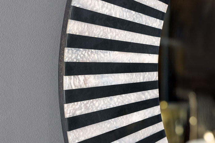 Oglindă de perete HARMONY NATURE 60 cm negru alb [6]