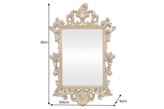 Oglindă de perete OPULENT 125 cm auriu [4]