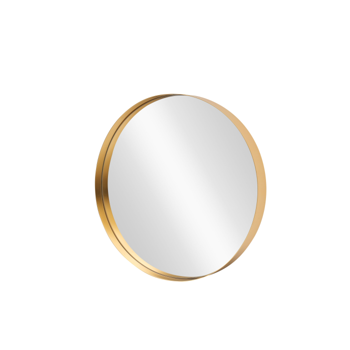 Oglindă de perete PORTRAIT 40 cm rotundă din aluminiu auriu [4]