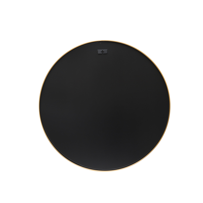 Oglindă de perete PORTRAIT 75 cm rotundă din aluminiu auriu [5]