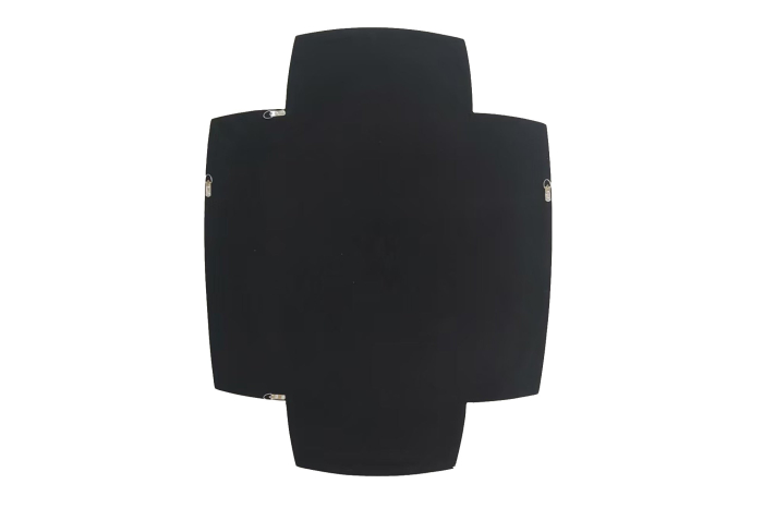 Oglindă de perete QUADRA 90 cm argintiu [4]