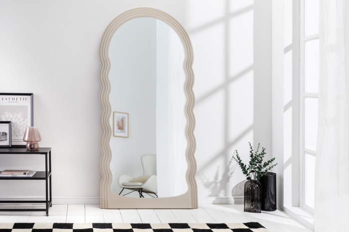 Oglindă de perete WAVE 160 cm gri-bej [3]