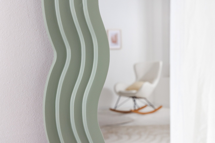 Oglindă de perete WAVE 160 cm verde salvie [6]