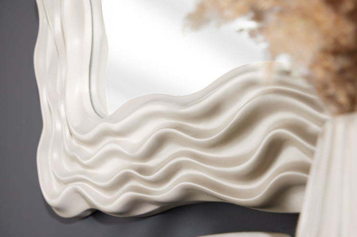 Oglindă de perete WAVE 90 cm gri-bej [7]