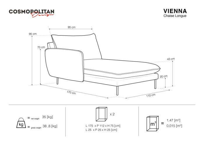 Otoman Vienna cu tapițerie din catifea [6]