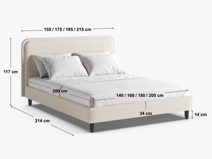 Pat Aveline cu tapițerie din catifea și piele artificială [8]