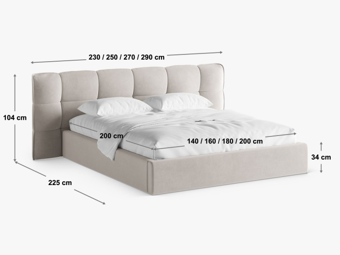 Pat Eric cu tapițerie din catifea [8]