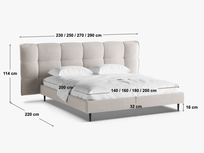 Pat Eric cu tapițerie din catifea [7]