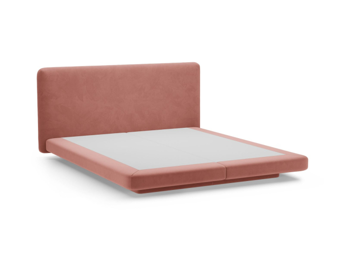 Pat Linea cu tapițerie din catifea [3]