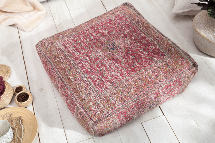 Perna de podea OLD MARRAKESH 70 cm, țesătură plată, roșie [4]