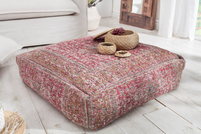 Perna de podea OLD MARRAKESH 70 cm, țesătură plată, roșie [3]