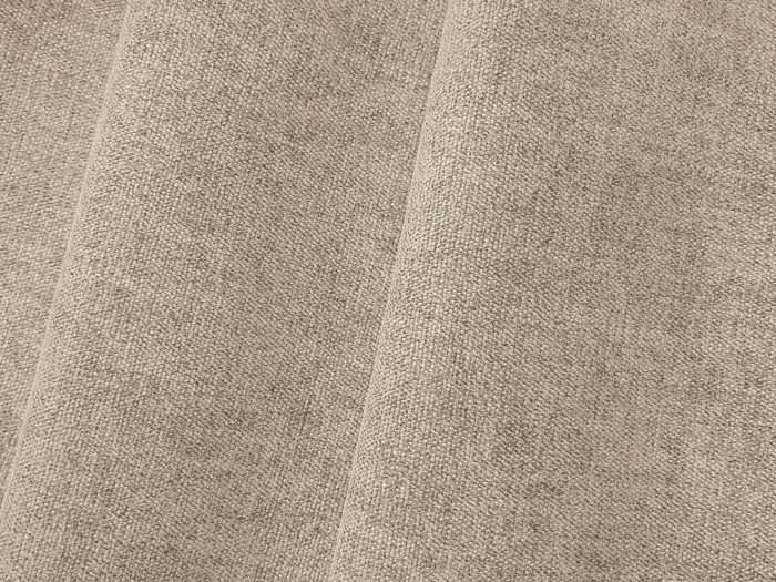 Puf Bloom si tapiterie din tesatura structurala, bej inchis [3]