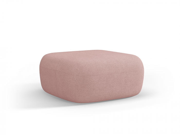 Puf Jenny si tapiterie boucle, roz [2]