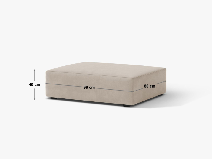 Puf Jodie cu tapițerie din țesătură structurală [5]