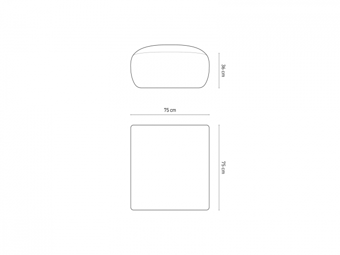 Puf Nolio cu tapiterie din tesatura structurala [4]