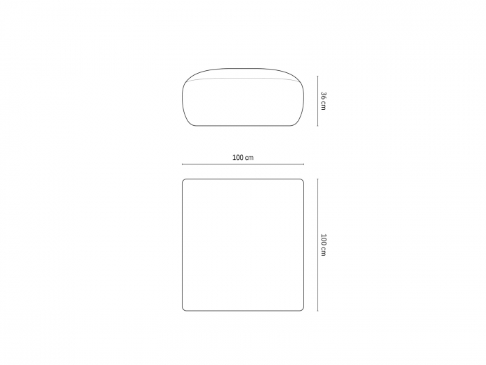 Puf Nolio cu tapiterie din tesatura structurala [4]