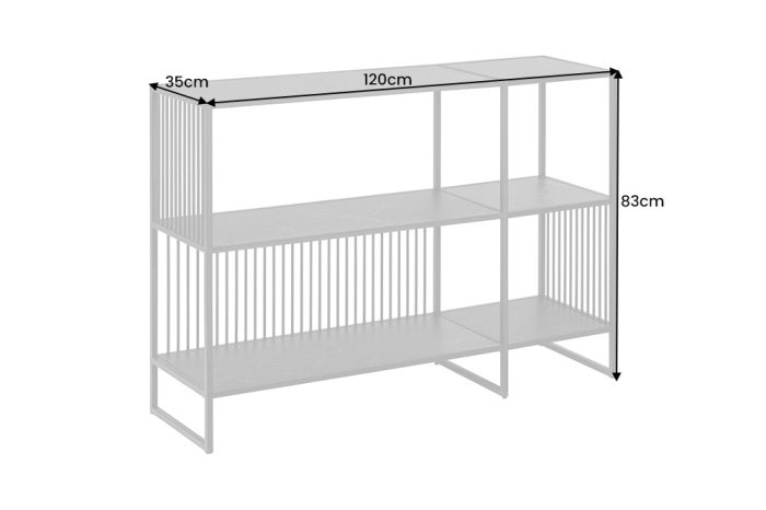 Raft ARCHITECTURE cu aspect de marmura, 120 cm [8]