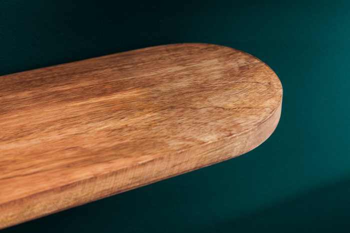 Raft de perete PURE NATURE 40-60 cm, set de 2 bucăți, lemn de mango [5]