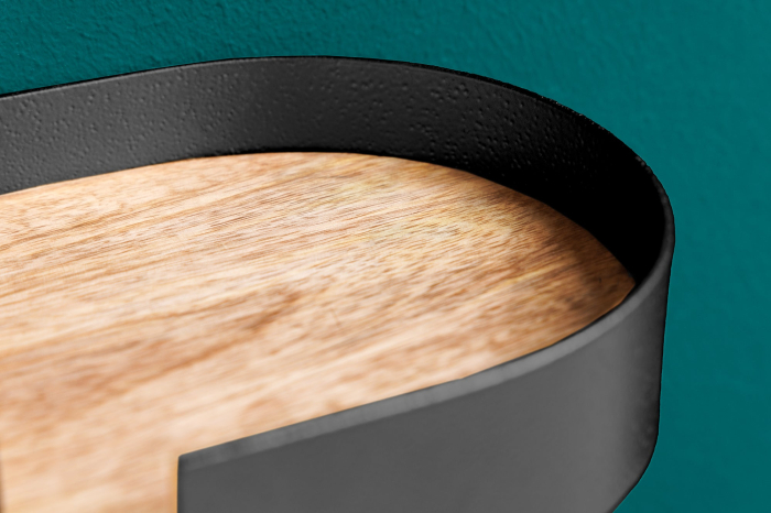 Raft de perete PURE NATURE 40-60 cm, set de 2 bucăți, lemn de mango [7]