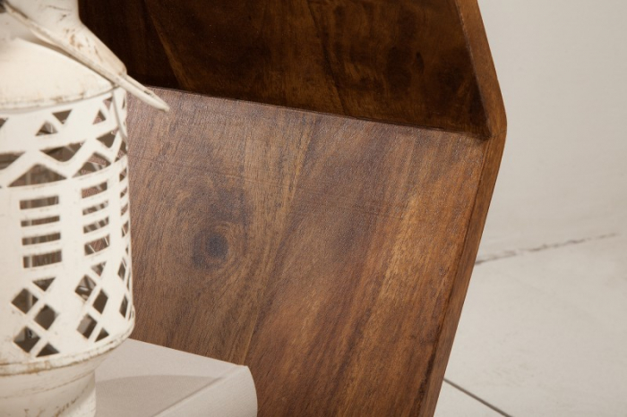 Raft hexagonal din lemn Sheesham [6]