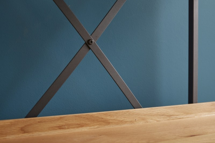 Raft din lemn de stejar Factory 166 cm [6]