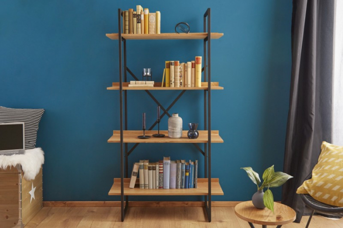 Raft din lemn de stejar Factory 166 cm [4]