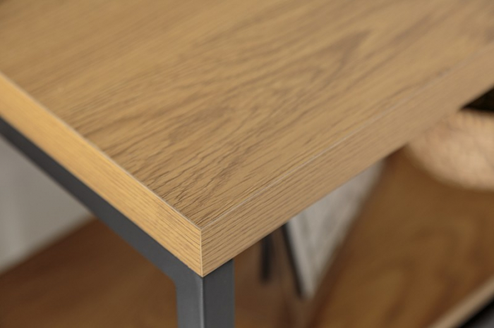 Raft din MDF înfoliat și cadru metalic Studio, 110 cm [5]