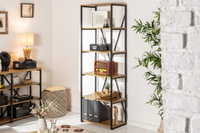 Raft din MDF înfoliat și cadre metallic Studio, 180 cm [3]