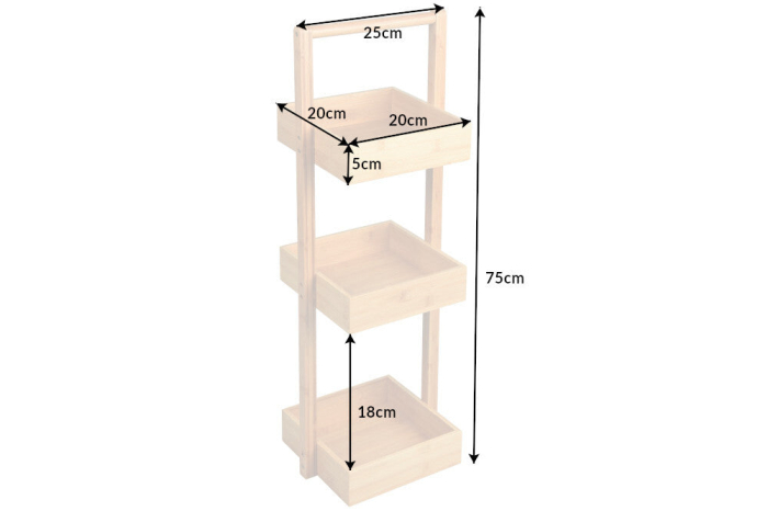 Raft LAGOON SPA din bambus, 75 cm [8]