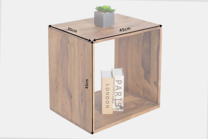 Raft masuta laterala MAKASSAR 45cm lemn sheesham [8]