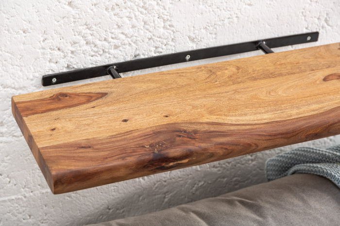 Raft pentru perete MAMMUT din lemn sheesham, 80 cm [8]