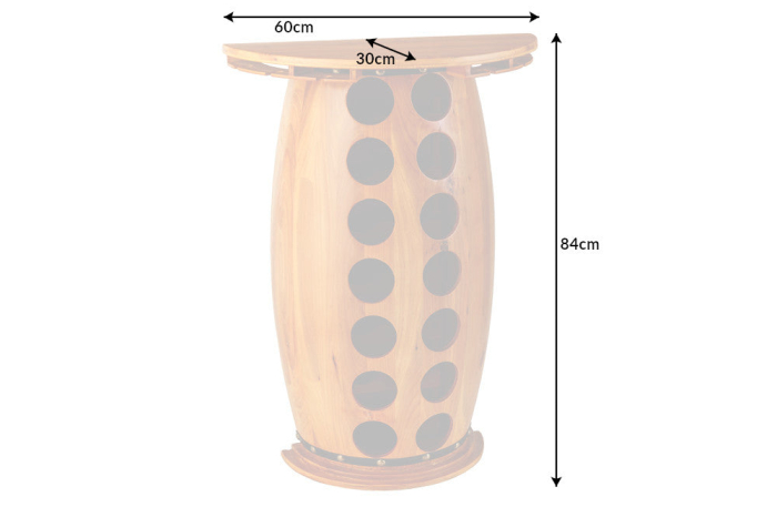 Raft pentru vin BODEGA, 85 cm [7]