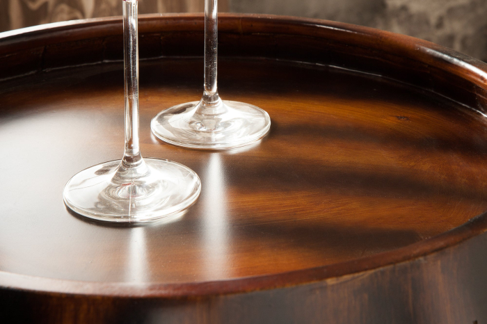 Raft pentru vin BODEGA din lemn de brad cafea, 80 cm [7]