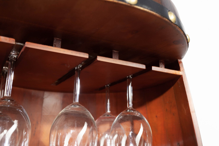 Raft pentru vin BODEGA din lemn masiv de brad, 100 cm [5]