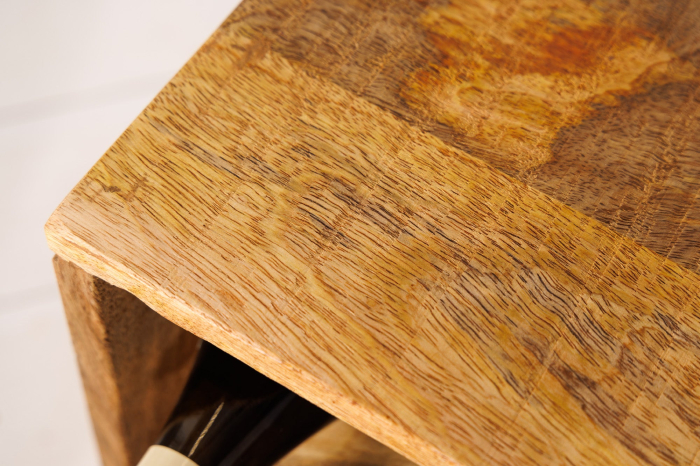 Raft pentru vin CUBUS din lemn de mango, 40 cm [5]