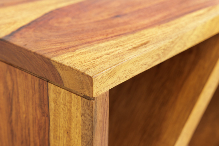 Raft pentru vin CUBUS din lemn seesham, 40 cm [5]