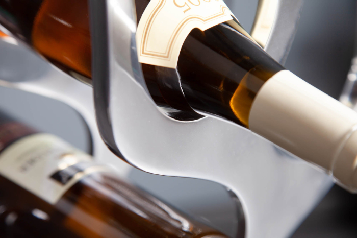 Raft pentru vin FLAMES din aluminiu, L 93 cm [6]