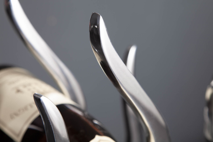 Raft pentru vin FLAMES din aluminiu, L 93 cm [5]