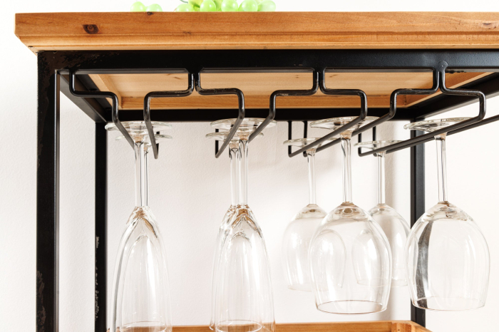 Raft pentru vin SEVEN SEAS din lemn de pin, 120 cm [7]