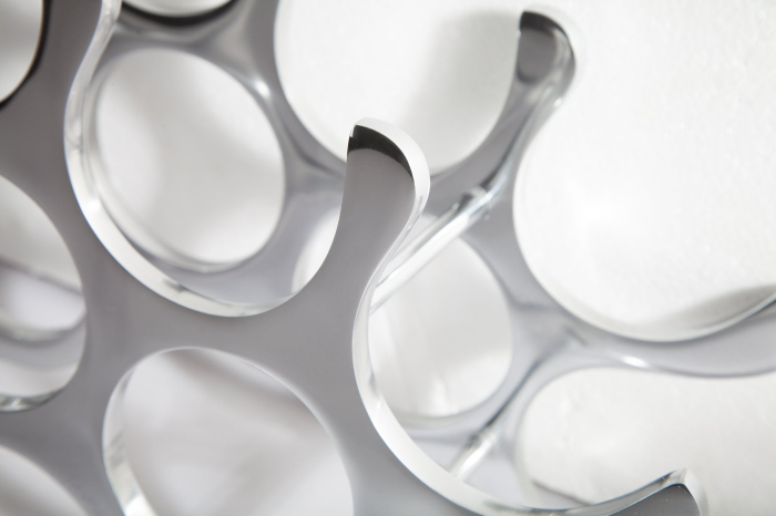 Raft pentru vinuri pentru 10 sticle, aluminiu argintiu [6]