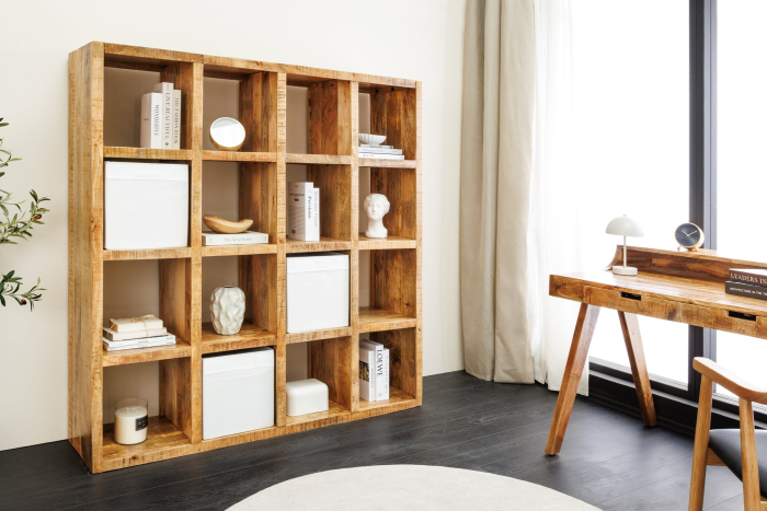 Raft RON CRAFT din lemn de mangom 160x156 cm [4]