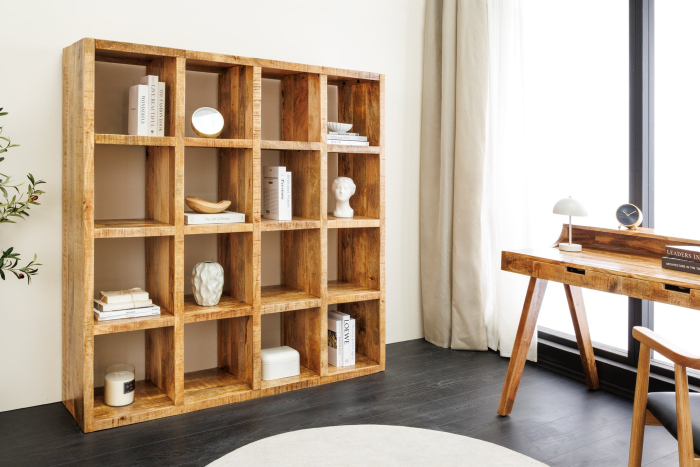 Raft RON CRAFT din lemn de mangom 160x156 cm [5]